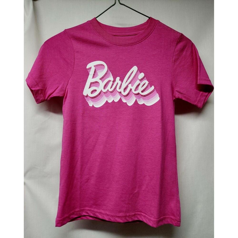 Barbie T-Shirt New Pink  Girls Youth Size S